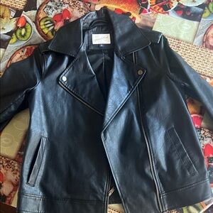 Universal Thread Black Faux Leather Jacket